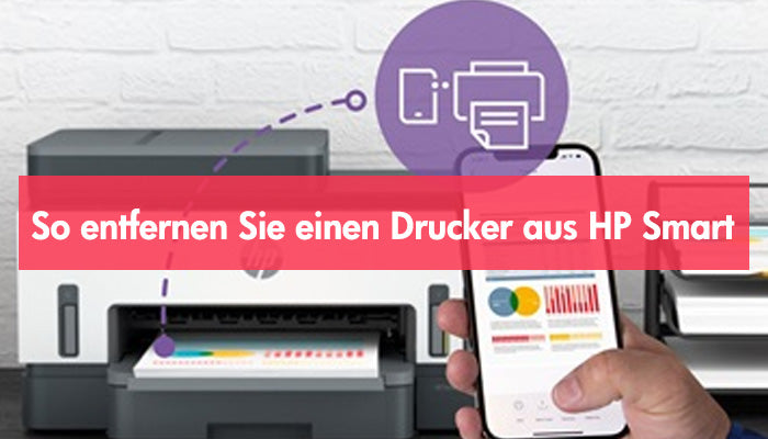 So entfernen Sie einen Drucker aus HP Smart