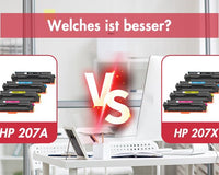 HP 207A VS HP 207X : Welches ist besser?
