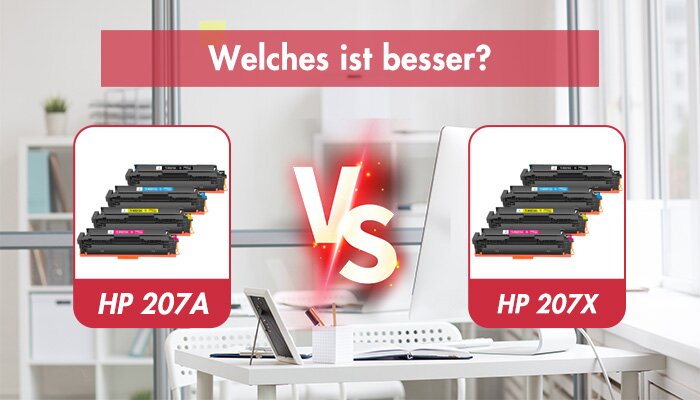 HP 207A VS HP 207X : Welches ist besser?