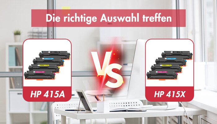 HP 415A VS HP 415X: Die richtige Auswahl treffen