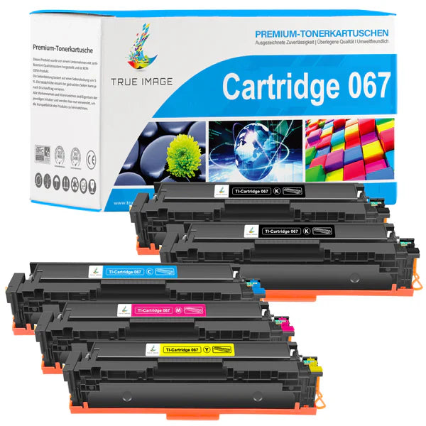 Canon i-SENSYS MF655Cw Toner-Kompatible Canon 067/067H 4er-Pack