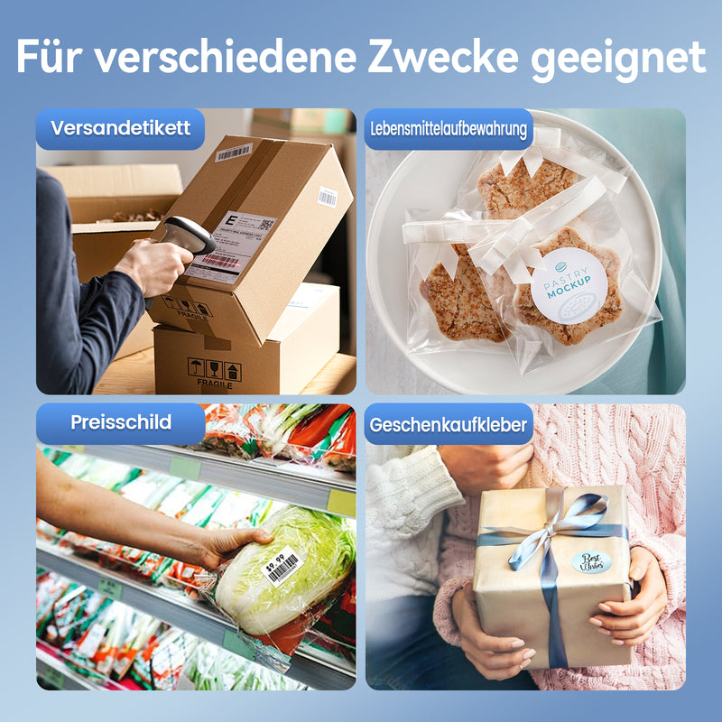 True Image TY813 Thermo-Versandetikettendrucker 4x6 – USB- und Bluetooth-kompatibel