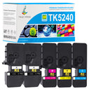 Kyocera TK-5240 CMYK Toner Multipack Kompatibel mit ECOSYS M5526cdn M5526cdw P5026cdn P5026cdw