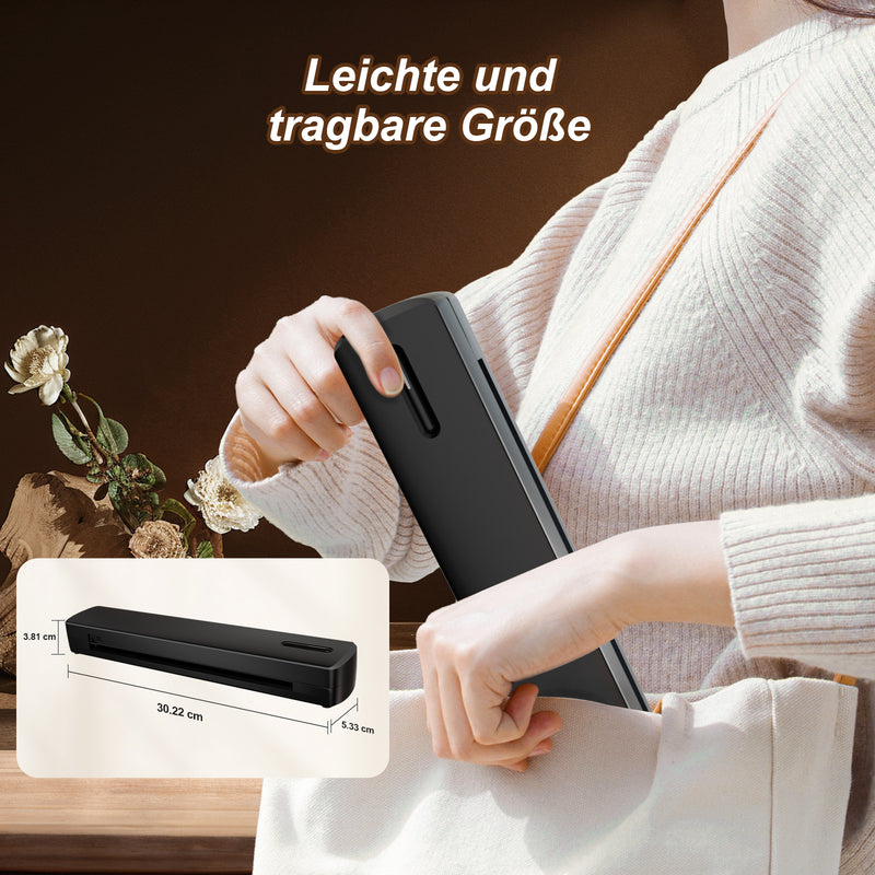 True Image TC80 Tintenloser Drucker, tragbarer Letter/A4/Tattoo Thermodrucker