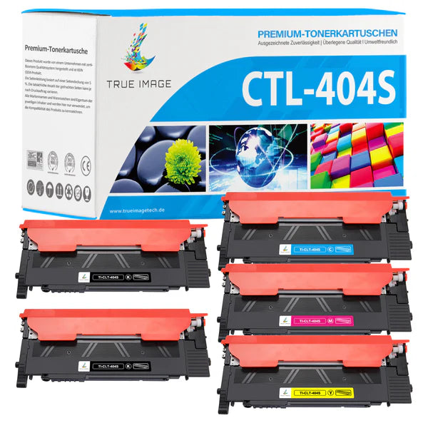 Samsung Xpress SL-C432 Toner-Kompatible Samsung CLT-404S Toner Patronen Multipack