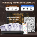 True Image TC80 Tintenloser Drucker, tragbarer Letter/A4/Tattoo Thermodrucker