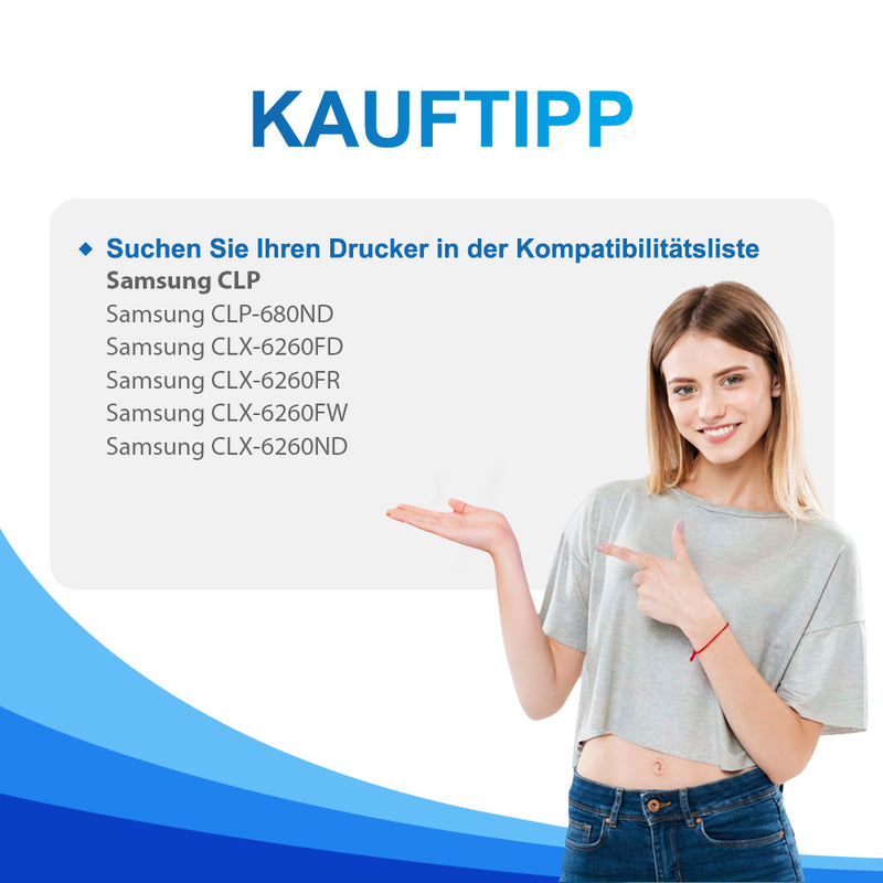 Kompatibel für Samsung CLP-680ND Toner CLT-506L