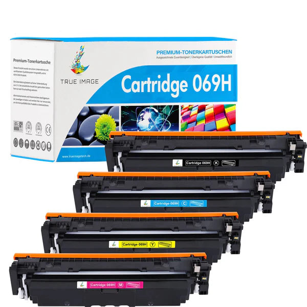 Canon i-SENSYS LBP673Cdw Toner-Kompatible Canon 069/069H 4er-Pack