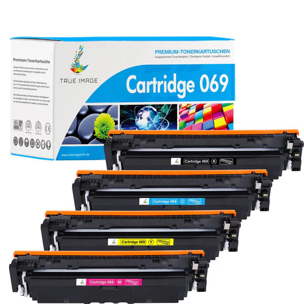 Canon i-SENSYS MF752Cdw Toner-Kompatible Canon 069/069H 4er-Pack