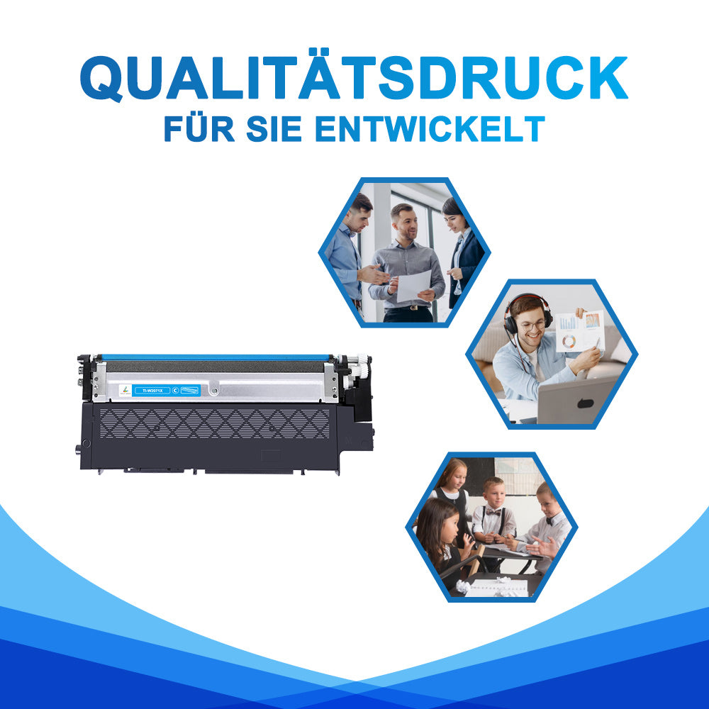 117x HP 117X Cyan Toner Patrone mit Smart Chi