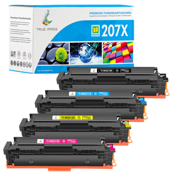 HP Color LaserJet Pro MFP M283fdw Toner-Kompatible HP 207A/207X CMYK Multipack