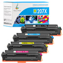 HP Color LaserJet Pro MFP M283fdn Toner-Kompatibel HP 207A/207X CMYK Multipack