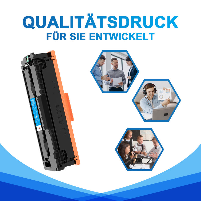 W2411A-Kompatible HP 216A Cyan Toner Patrone mit Smart Chip | Tonerstand überwachen