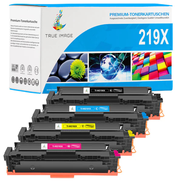 HP Color LaserJet Pro MFP 3302fdng Toner-Kompatible HP 219A/219X 4er-Pack