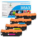 Kompatibel HP 305A/X Toner 4er-Pack