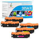 Kompatibel HP 305A/X Toner 5er-Pack