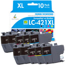 Kompatibel Brother LC421XL LC-421XL 10er-Pack