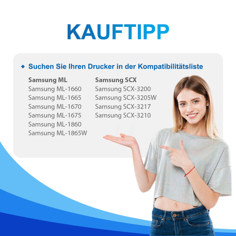 Toner MLT-D1042S SU737A Kompatibel für Samsung ML-1660,SCX-3200