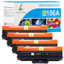 Kompatibel HP 106X W1106A XL Toner Patronen 4er-Pack