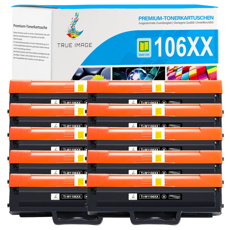 W1106A-Kompatible HP 106A/X/XX Toner Patronen 10er-Pack