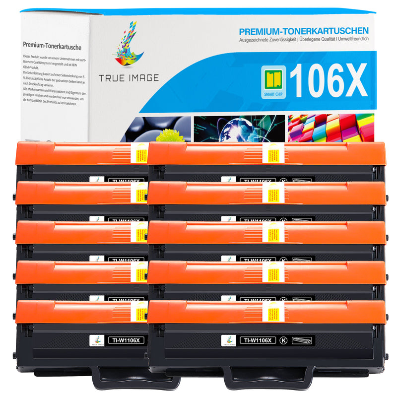 W1106A-Kompatible HP 106A/X/XX Toner Patronen 10er-Pack