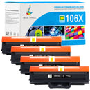 Kompatibel HP 106X W1106A XL Toner Patronen 4er-Pack