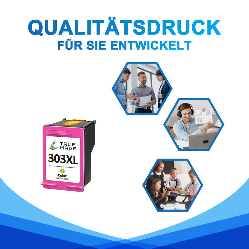 HP 303XL CMY 3-farbig Druckerpatronen 2er-Pack