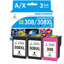 Kompatible HP 308 308XL Druckerpatronen 3er-Pack
