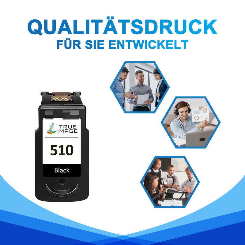 Canon PG510 Schwarz Druckerpatronen 4er-Pack