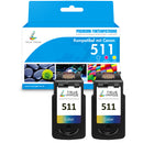 Canon CL511 CMY 3-farbig Druckerpatrone 2er-Pack