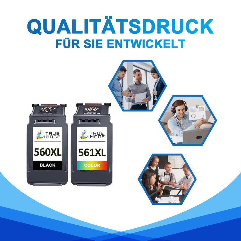 Canon 2 PG560 XL+ 1 CL561 XL Druckerpatronen Multipack