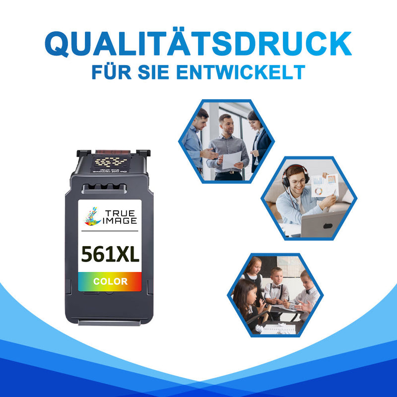 Canon CL561 XL CMY 3-farbig Druckerpatronen 2er-Pack