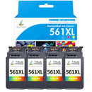 Canon CL561 XL CMY 3-farbig Druckerpatronen 4er-Pack