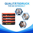 4er Multipack Set Kompatibel für HP 125A (CB540A-43A) Toner