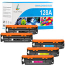 Kompatibel HP 128A CMYK Toner Set | CE320A CE321A CE322A CE323A