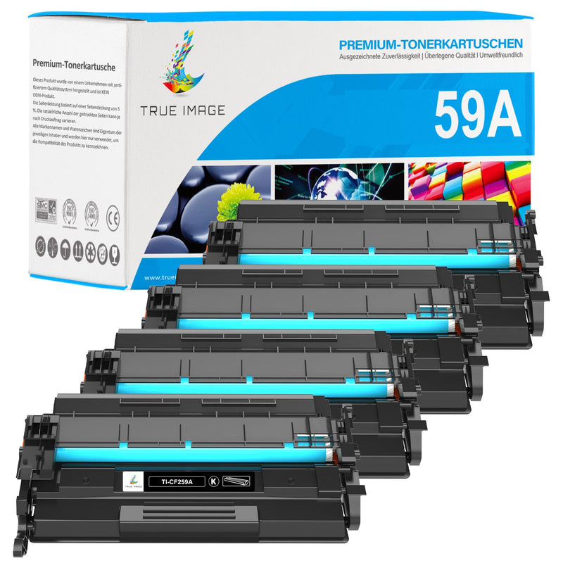 Kompatible HP 59A CF259A Toner Patronen 4er-Pack