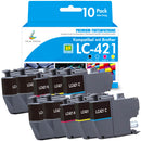 Kompatibel Brother LC421 LC-421 10er-Pack