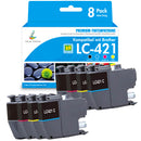 Kompatibel Brother LC421 LC-421 8er-Pack