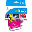 Kompatibel Brother LC422 LC-422 Magenta Druckerpatrone