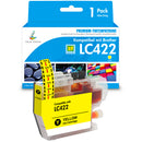 Kompatibel Brother LC422 LC-422 Gelb Druckerpatrone