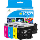 Kompatible Brother LC527 LC-527 Druckerpatronen 4er-Pack