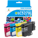 Kompatibel Brother LC-527 LC527XL Druckerpatronen CMYK Multipack