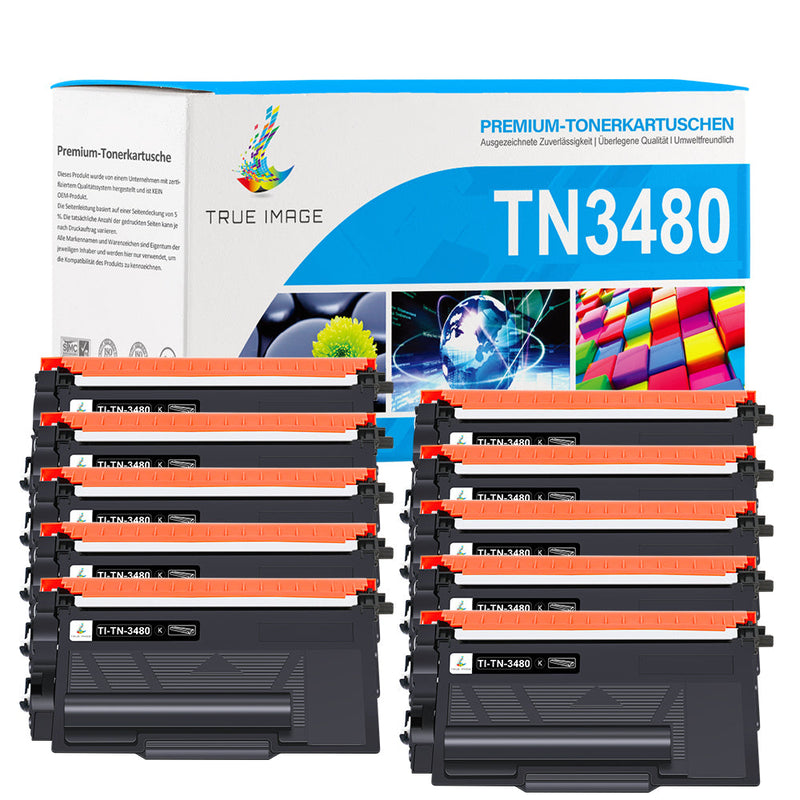 Kompatible Brother TN3480 Toner Schwarz 8000 Seiten