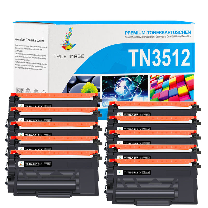 Kompatible Brother TN3512 Toner Schwarz 12000 Seiten