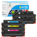 HP Color LaserJet Pro MFP M479fdn Toner-Kompatibel HP 415A/415X CMYK Multipack