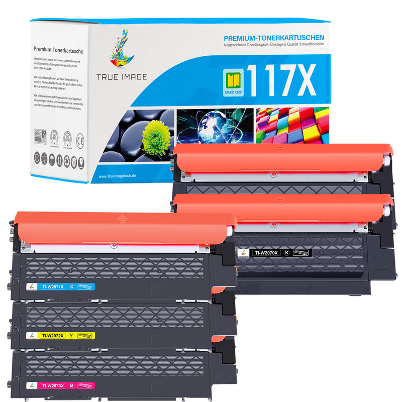 HP Color Laser MFP 178nwg Toner-Kompatible HP 117A/117X CMYK Multipack