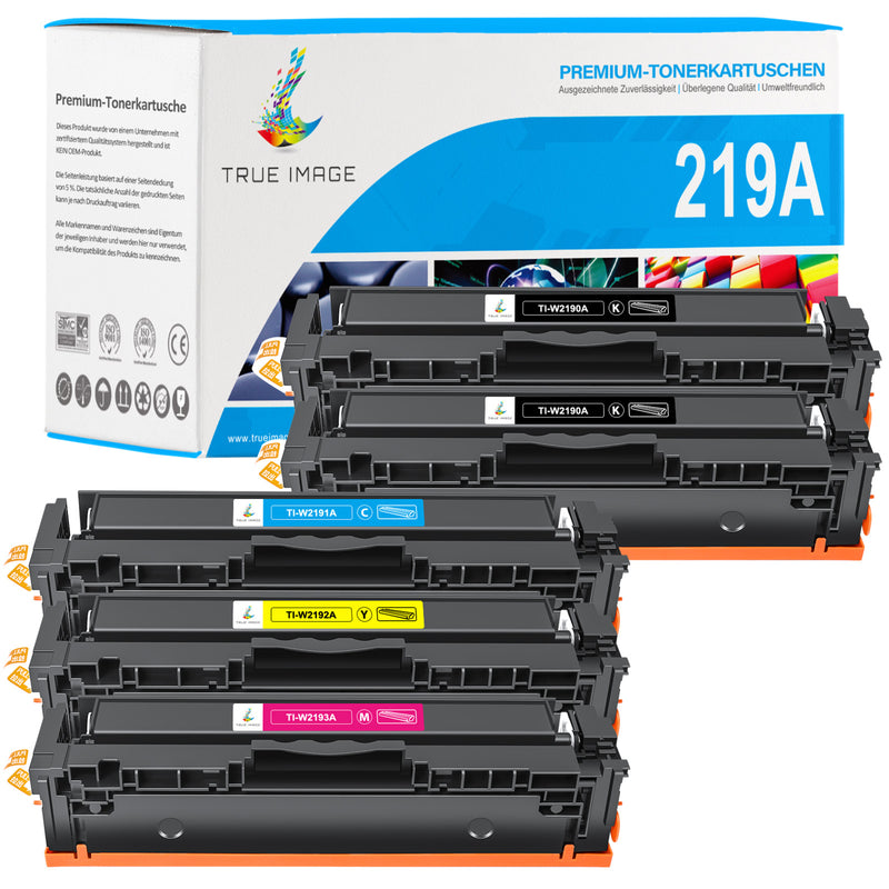 HP Color LaserJet Pro MFP 3302fdng Toner-Kompatible HP 219A/219X 4er-Pack