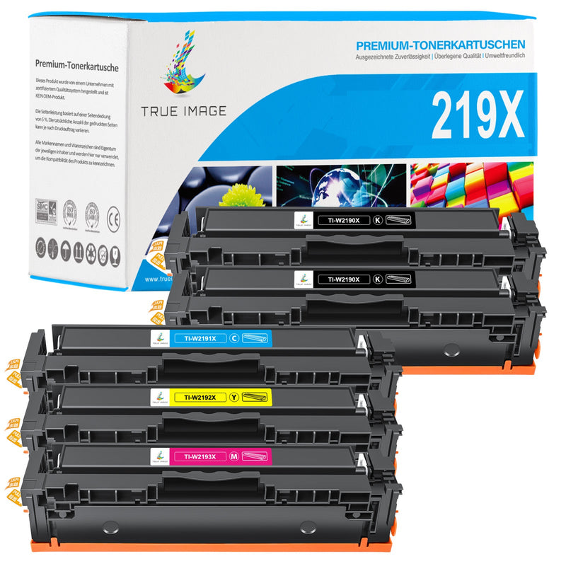 HP Color LaserJet Pro MFP 3302fdwg Toner-Kompatible HP 219A/219X 4er-Pack