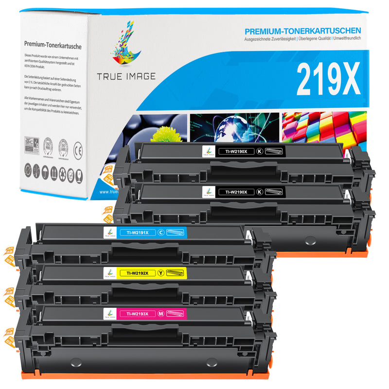 HP Color LaserJet Pro MFP 3302fdng Toner-Kompatible HP 219A/219X 4er-Pack