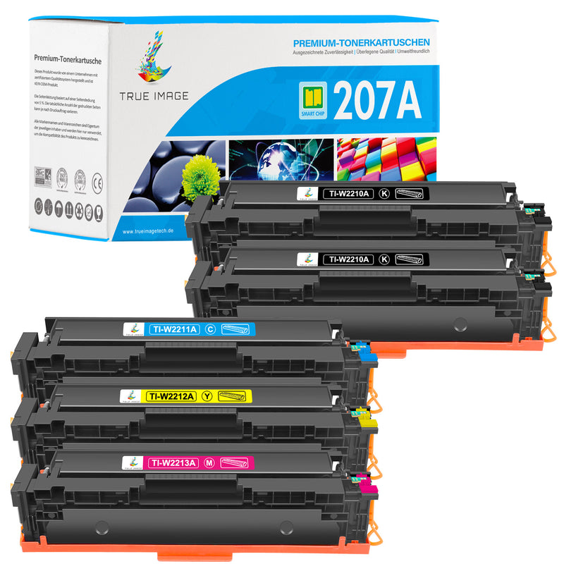 HP Color LaserJet Pro MFP M283cdw Toner-Kompatible HP 207A/207X CMYK Multipack